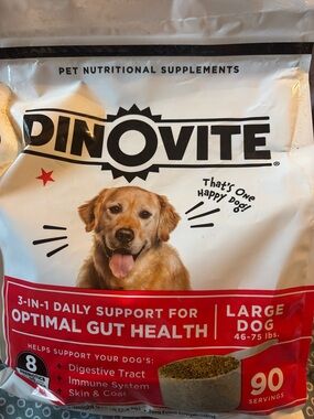 3-in-1 Daily Support Dog Supplement - Red